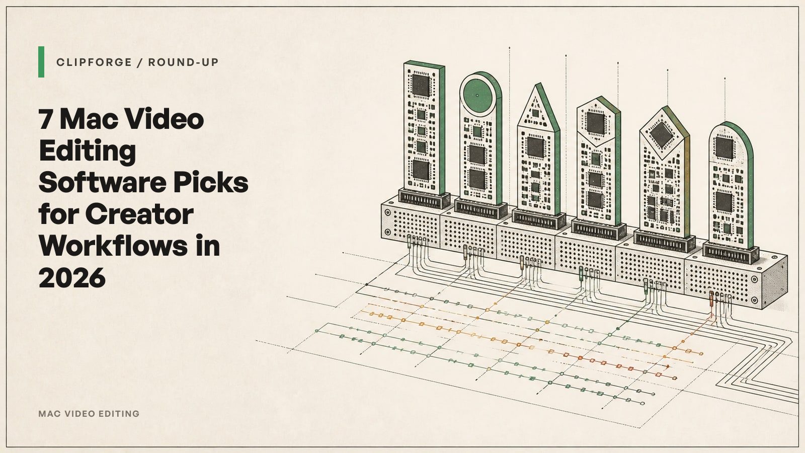 7 Mac Video Editing Software Picks for Creator Workflows in 2026