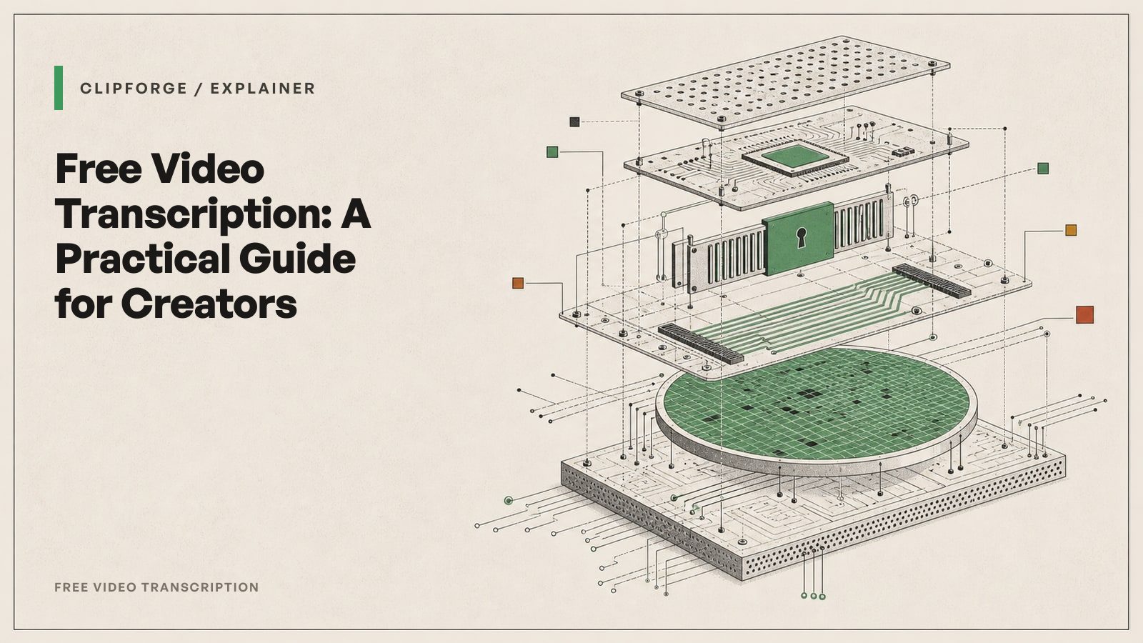 Free Video Transcription: A Practical Guide for Creators